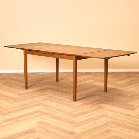 Swedish rectangular dining table in teak by AB Möbelfabriken Örnen