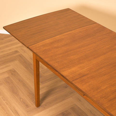 Swedish rectangular dining table in teak by AB Möbelfabriken Örnen