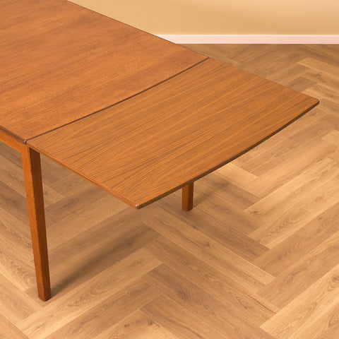 Swedish rectangular dining table in teak by AB Möbelfabriken Örnen