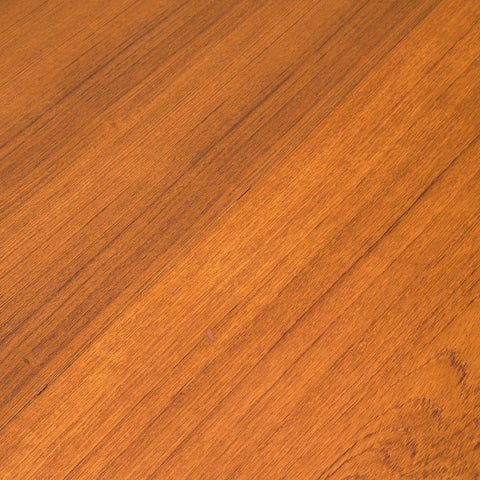 Swedish rectangular dining table in teak and oak