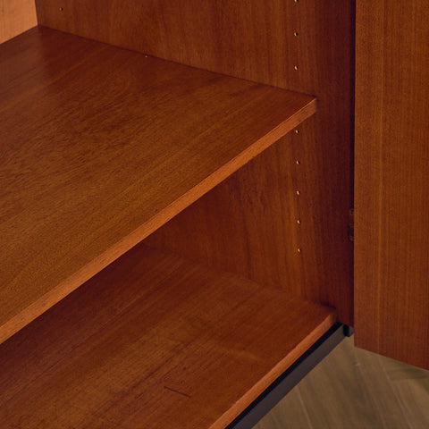 Swedish highboard in teak by Hugo Troeds, Bjärnum