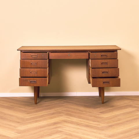 Danish writing desk in teak