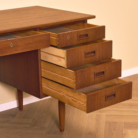 Danish writing desk in teak