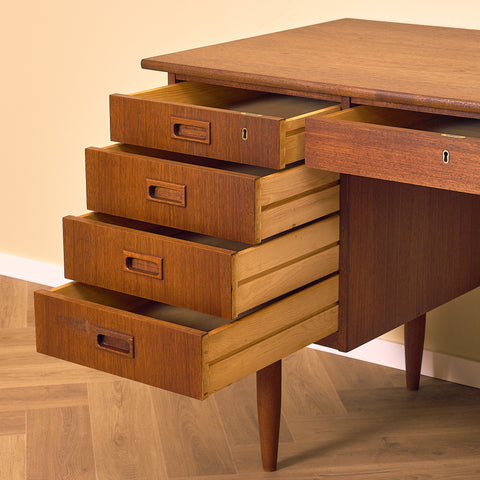 Danish writing desk in teak