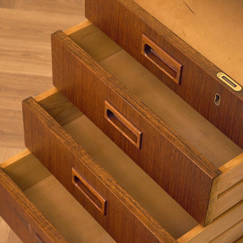 Danish writing desk in teak