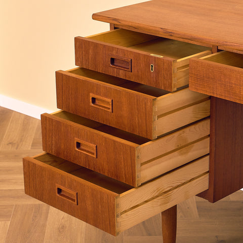 Danish writing desk in teak