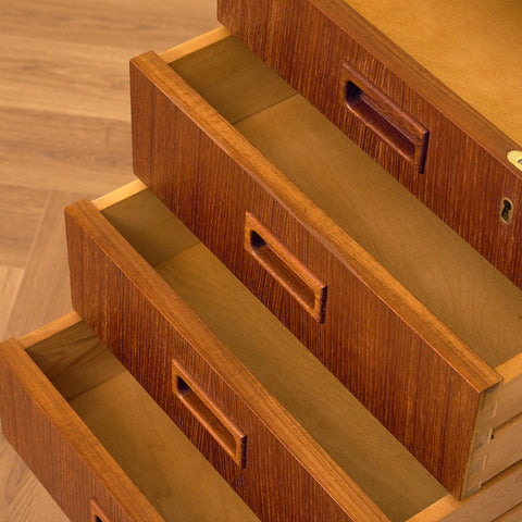 Danish writing desk in teak