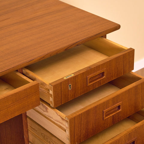 Danish writing desk in teak
