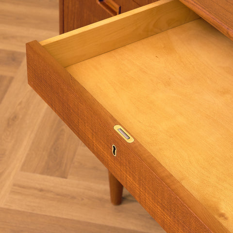 Danish writing desk in teak