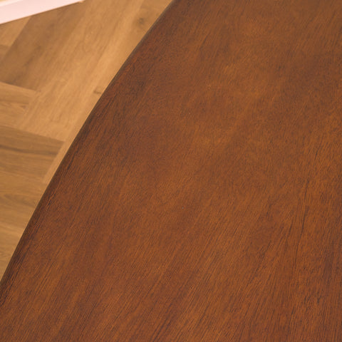 Danskt ovalt matbord i mahogny från Skovby Møbelfabrik