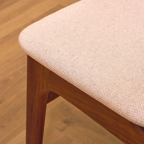 Danish set of 6 dining chairs in teak by Schiønning & Elgaard