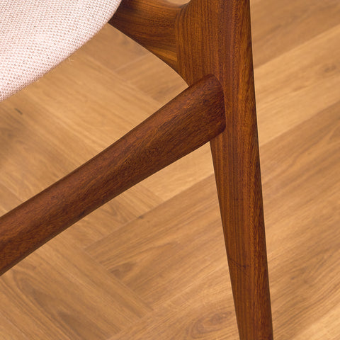 Danish set of 6 dining chairs in teak by Schiønning & Elgaard