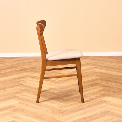Dining chairs in teak & beech by Farstrup, model 210