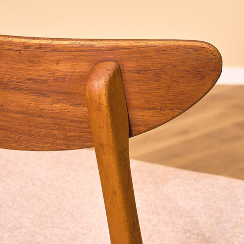 Dining chairs in teak & beech by Farstrup, model 210