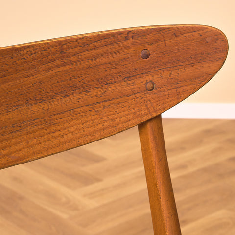 Dining chairs in teak & beech by Farstrup, model 210