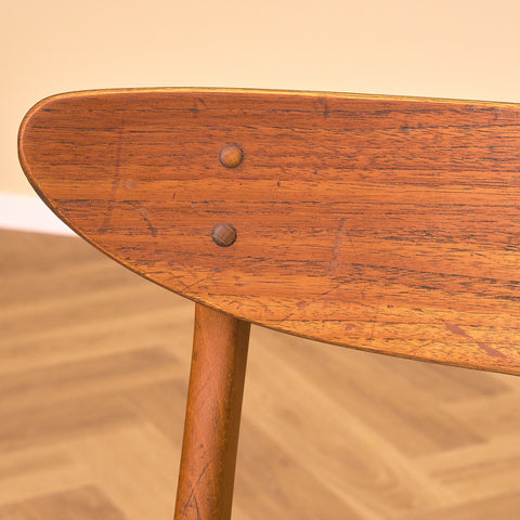 Dining chairs in teak & beech by Farstrup, model 210