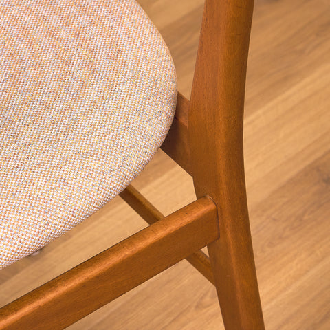 Dining chairs in teak & beech by Farstrup, model 210