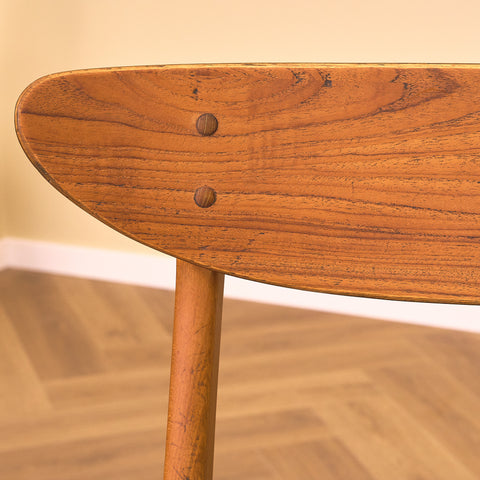 Dining chairs in teak & beech by Farstrup, model 210