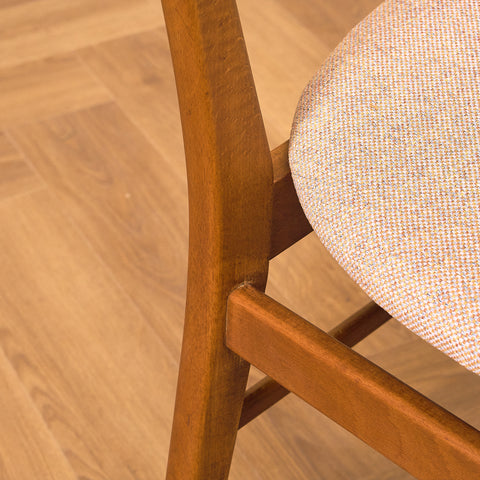 Dining chairs in teak & beech by Farstrup, model 210