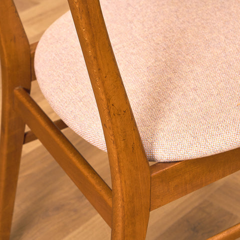 Dining chairs in teak & beech by Farstrup, model 210