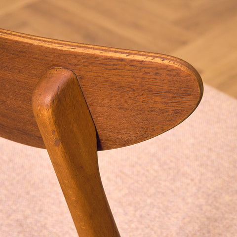 Dining chairs in teak & beech by Farstrup, model 210