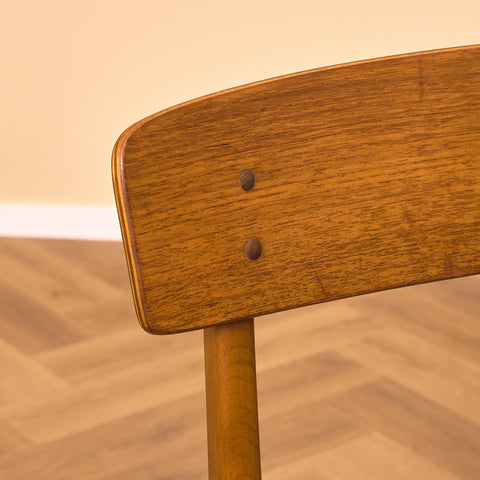 Dining chairs in teak & beech by Farstrup