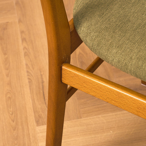 Dining chairs in teak & beech by Farstrup