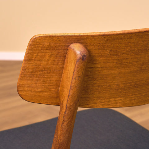 Dining chairs in teak & walnut by Farstrup