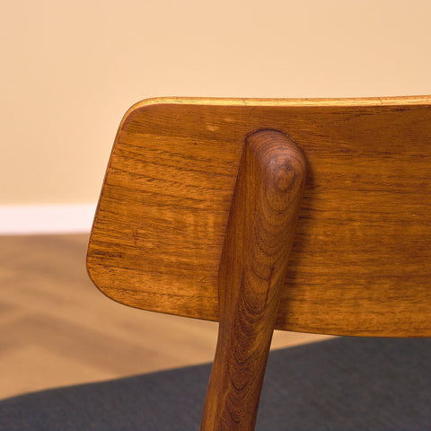 Dining chairs in teak & walnut by Farstrup