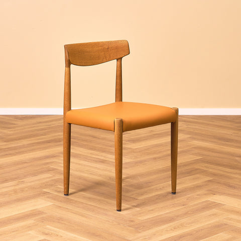 Danish dining chairs in oak by Knud Faerch for Slagelse Möbelfabrik a/s, model No343