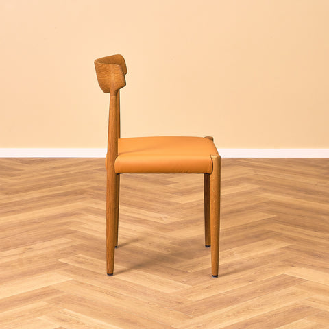 Danish dining chairs in oak by Knud Faerch for Slagelse Möbelfabrik a/s, model No343