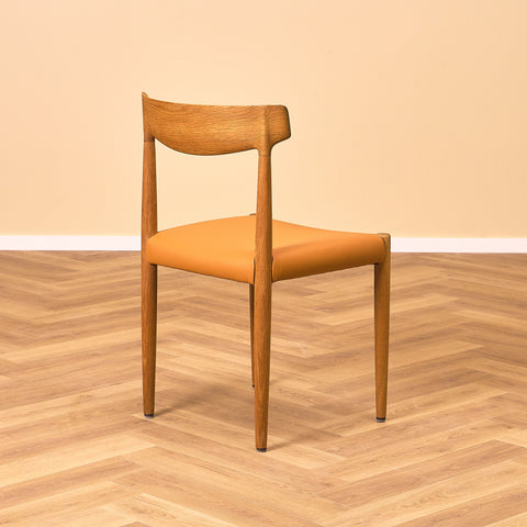 Danish dining chairs in oak by Knud Faerch for Slagelse Möbelfabrik a/s, model No343