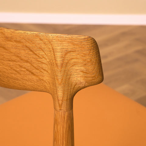 Danish dining chairs in oak by Knud Faerch for Slagelse Möbelfabrik a/s, model No343