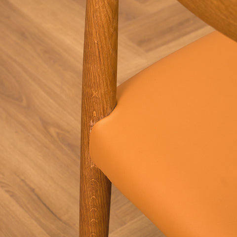 Danish dining chairs in oak by Knud Faerch for Slagelse Möbelfabrik a/s, model No343