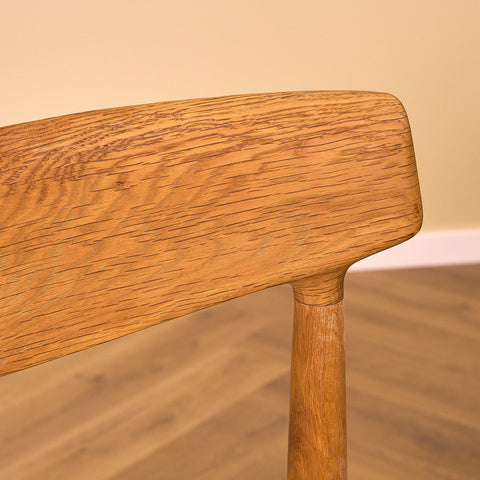 Danish dining chairs in oak by Knud Faerch for Slagelse Möbelfabrik a/s, model No343