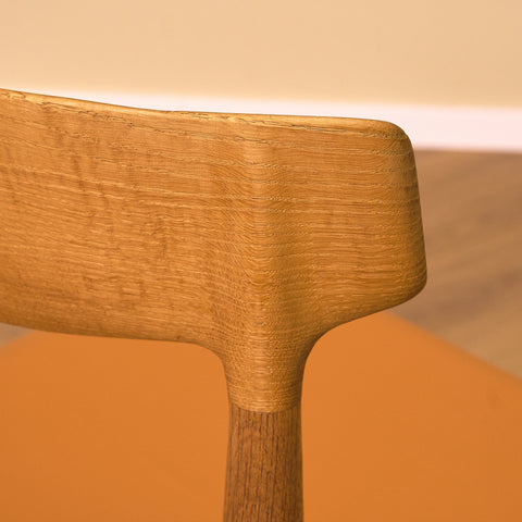 Danish dining chairs in oak by Knud Faerch for Slagelse Möbelfabrik a/s, model No343