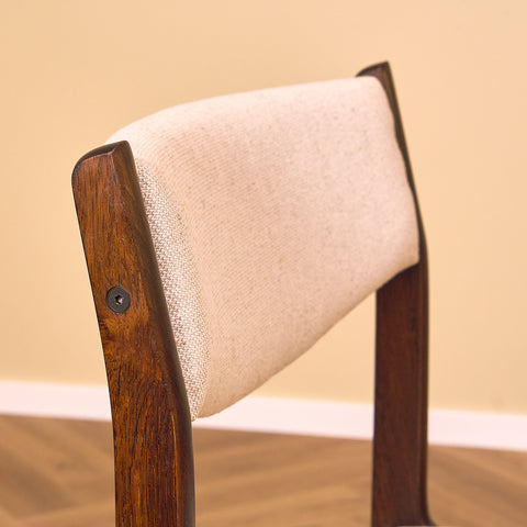 Danish dining chairs in Santos rosewood