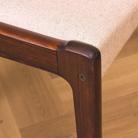 Danish dining chairs in Santos rosewood