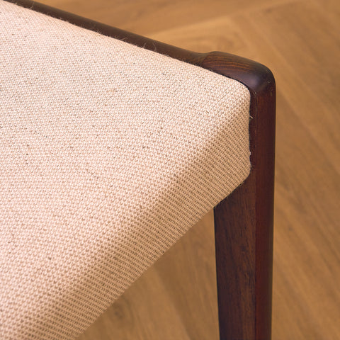 Danish dining chairs in Santos rosewood