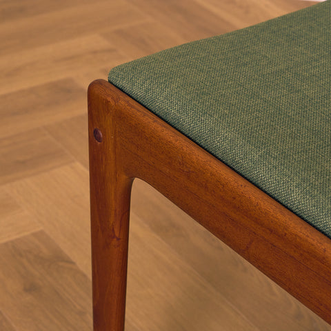 Danish dining chairs in teak by Johannes Andersen for Uldum Mobelfabrk