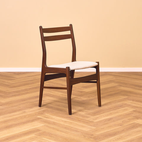 Danish dining chairs in walnut