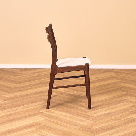 Danish dining chairs in walnut