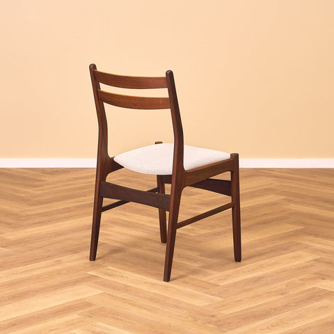 Danish dining chairs in walnut