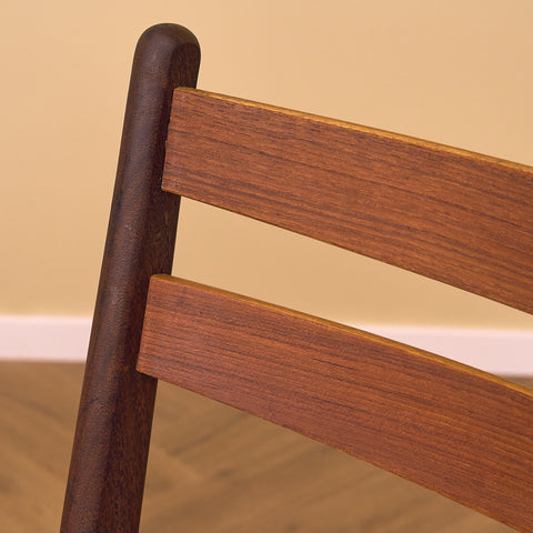 Danish dining chairs in walnut