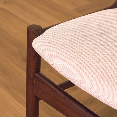 Danish dining chairs in walnut