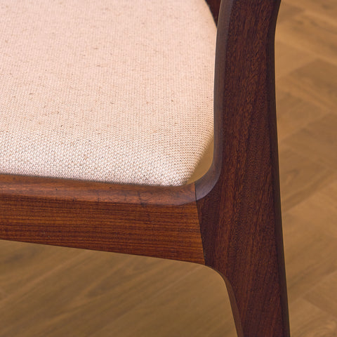 Danish dining chairs in walnut