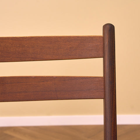 Danish dining chairs in walnut