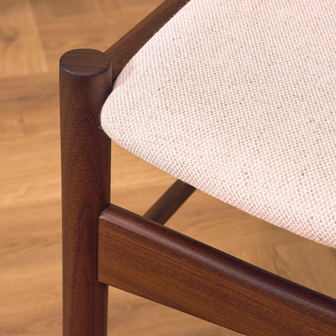Danish dining chairs in walnut