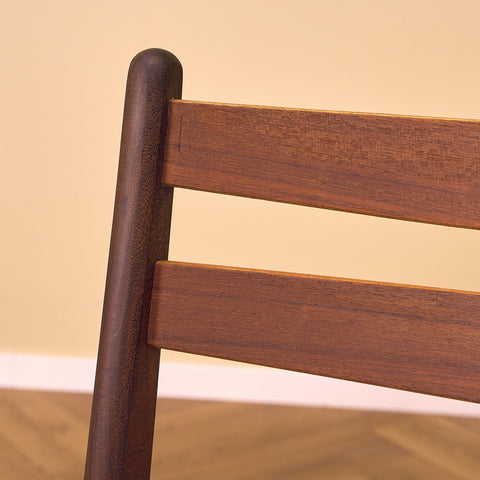 Danish dining chairs in walnut