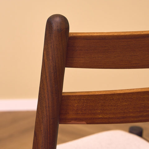 Danish dining chairs in walnut